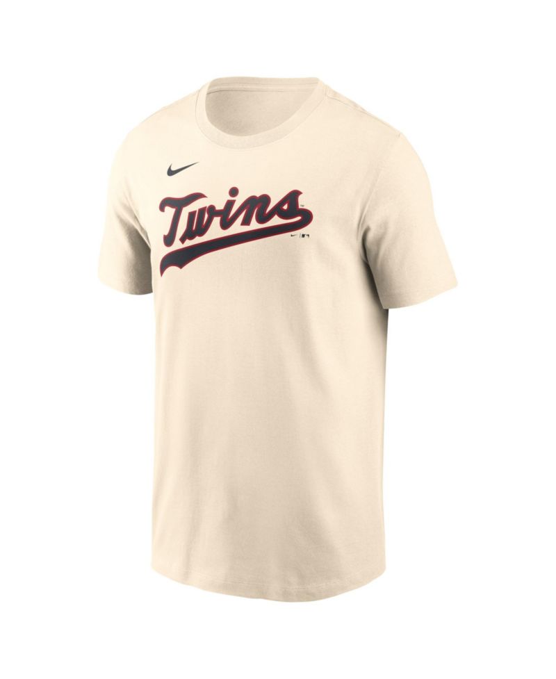 Men's Byron Buxton Cream Minnesota Twins 2026 Field of Dreams Name & Number T-Shirt