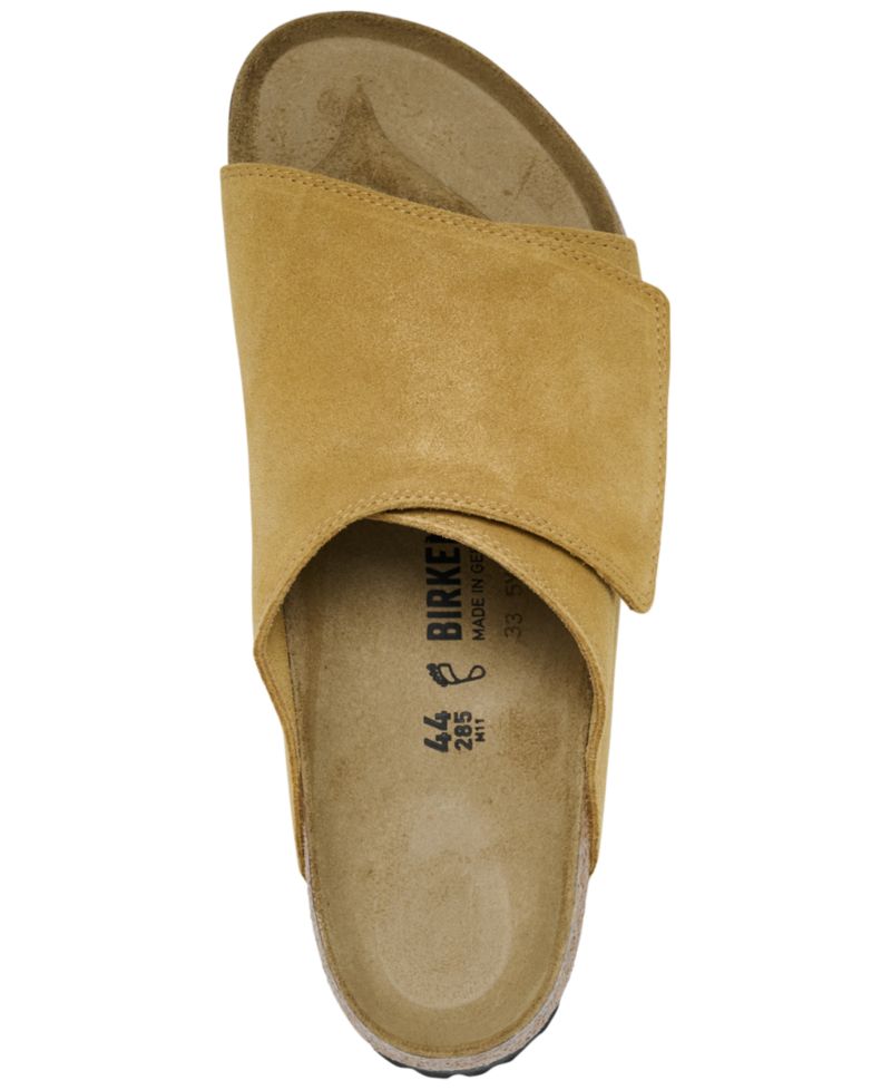 Men's Solana Suede Leather Slide Sandals from Finish Line