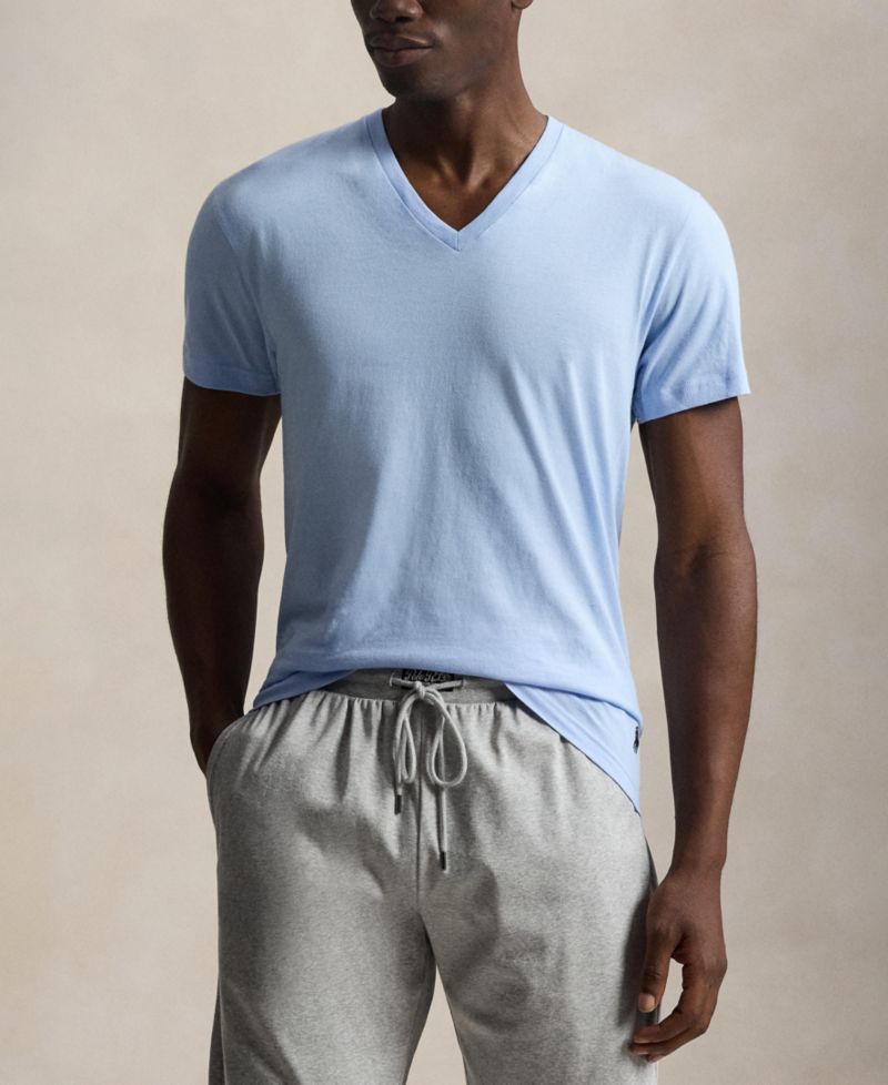 Men's 3-Pack Classic Cotton V-Neck Undershirts