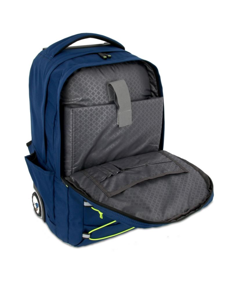 Lash Wheeled Backpack with Interior Laptop Sleeve for Travel (19 inch)