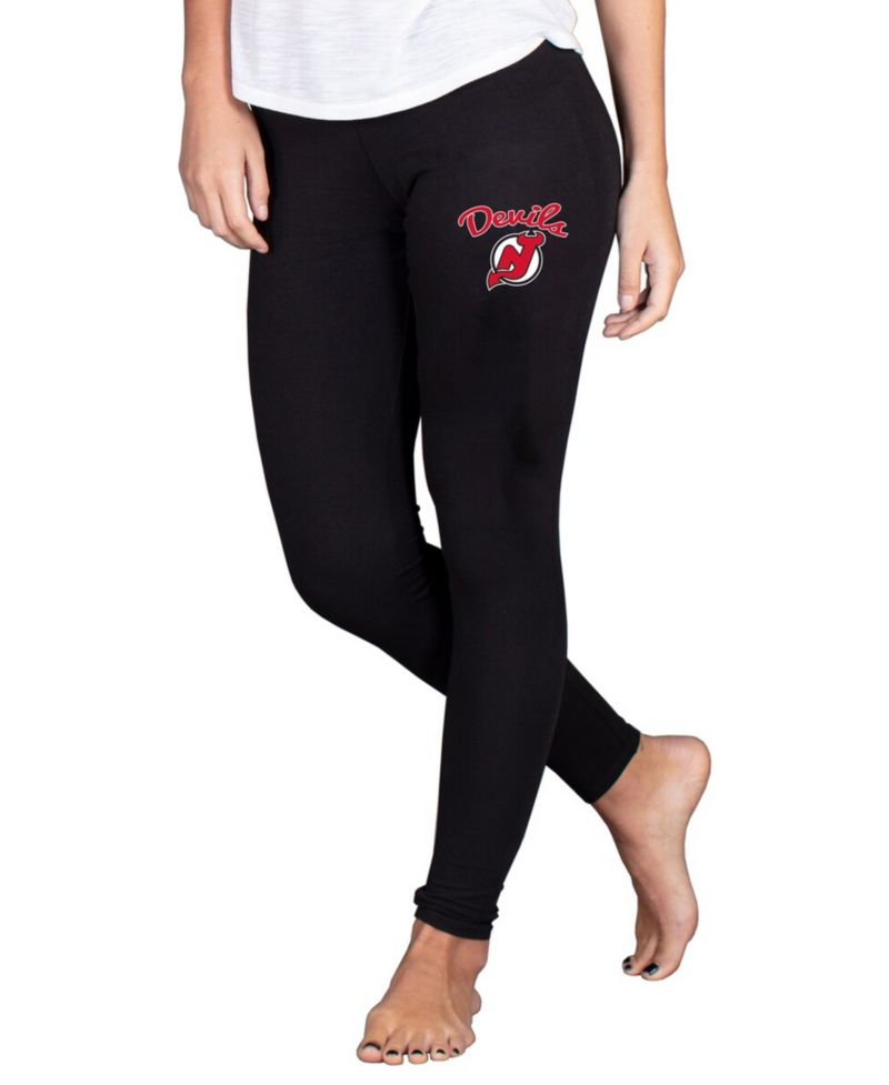 Women's Black New Jersey Devils Fraction Leggings