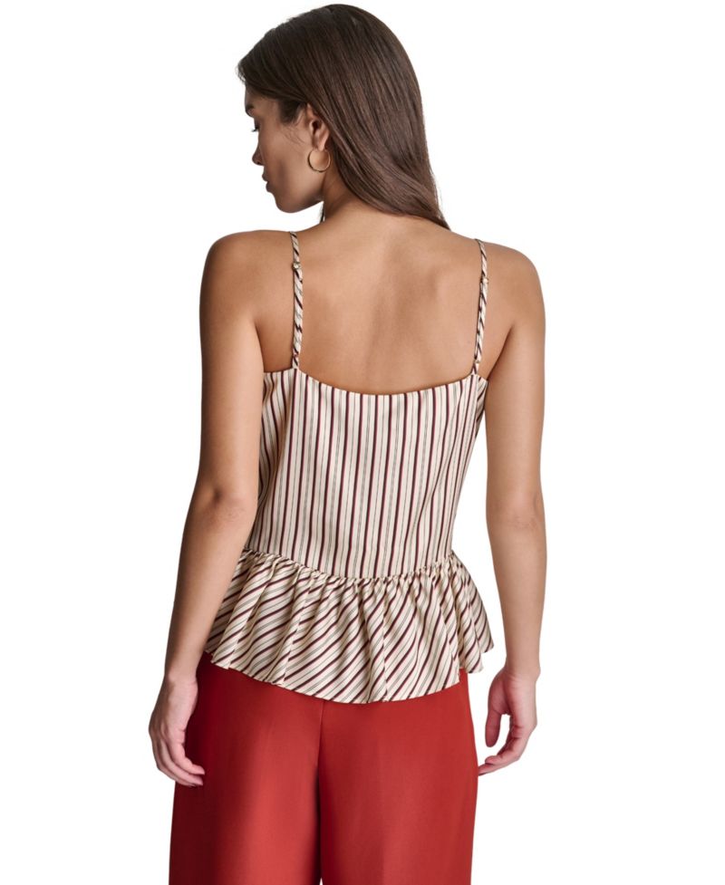 Women's V-Neck Stripe Top