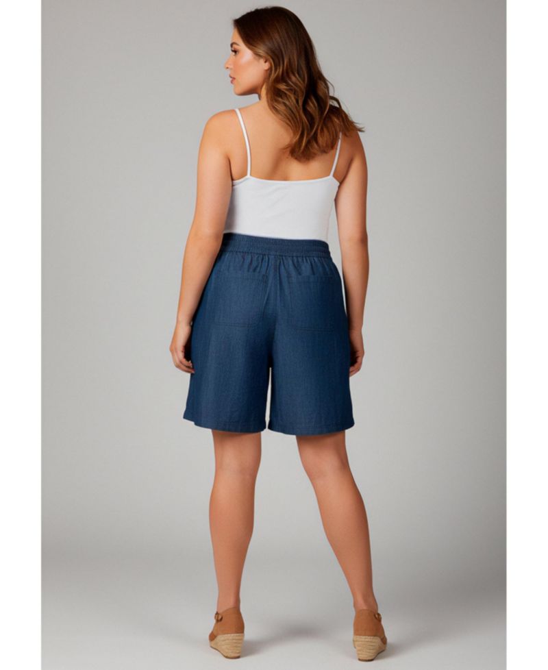 Women's Wide-Leg Drawstring Short