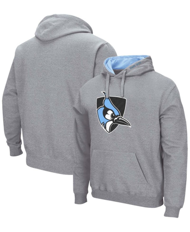 Men's Johns Hopkins Jays Arch and Logo Pullover Hoodie