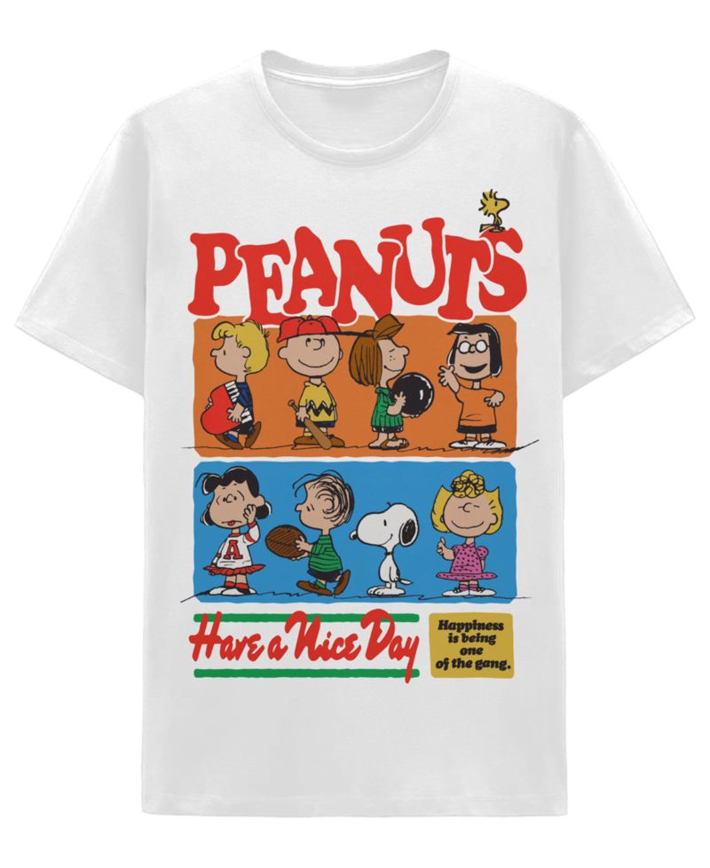 Snoopy Peanuts Have a Nice Day Men's Short-Sleeve T-Shirt
