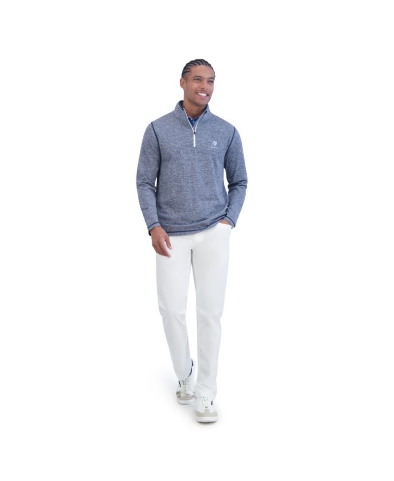 Men's Seamless Knit Quarter Zip Sweatshirt
