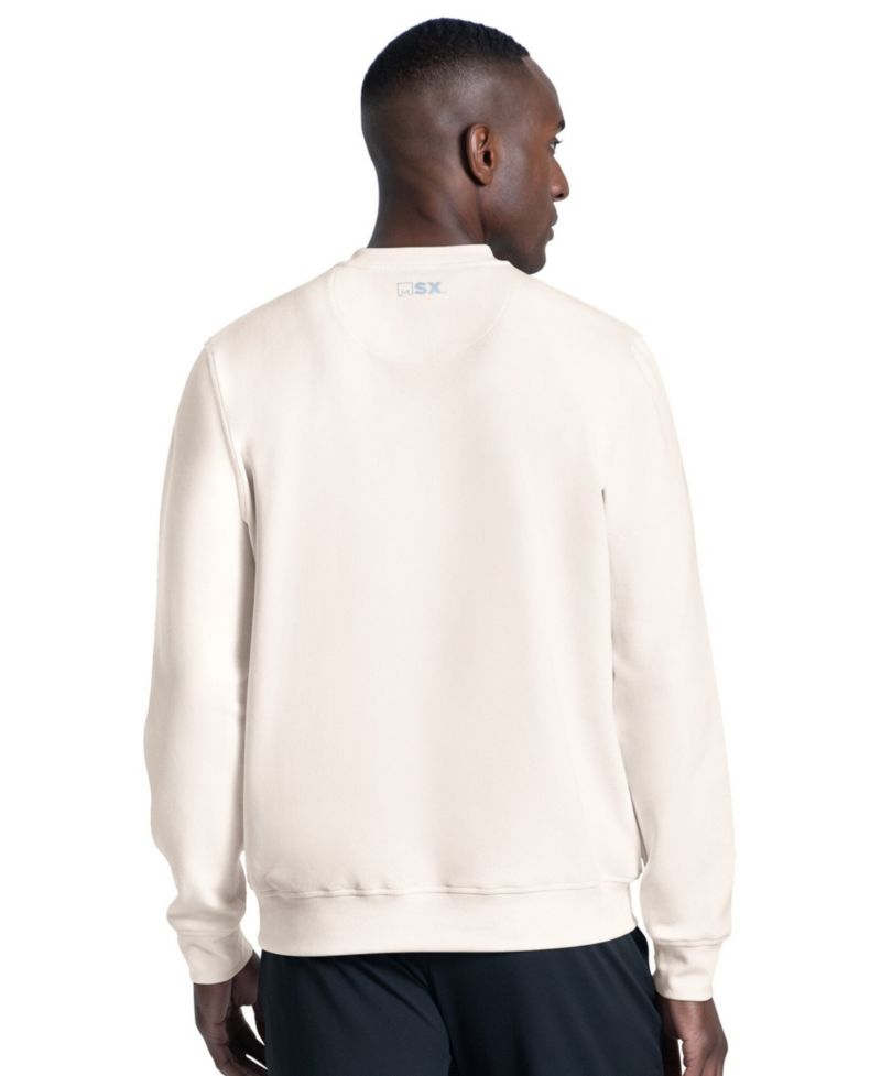 Men's Cream Chicago Bears Finish Line Tri-Blend Sweatshirt