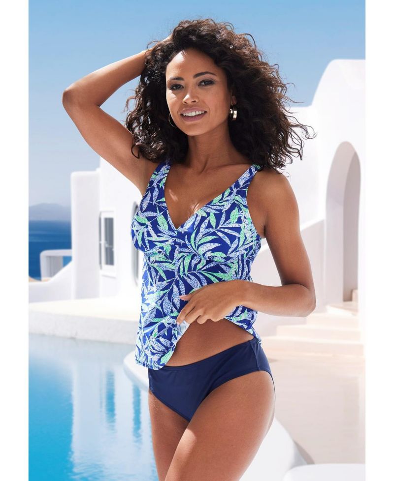 Women's Mid Rise Bikini Mid-Rise Full-Coverage Classic-Cut Swim Bottom