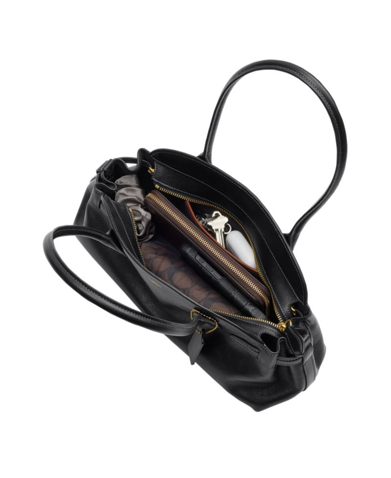 Soft Empire Medium Leather Shoulder Bag 34
