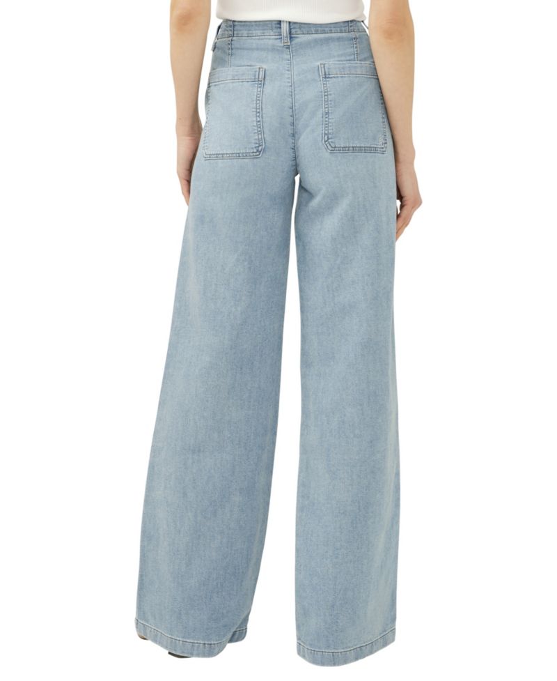 Women's Wide-Leg Knit Flex Jeans