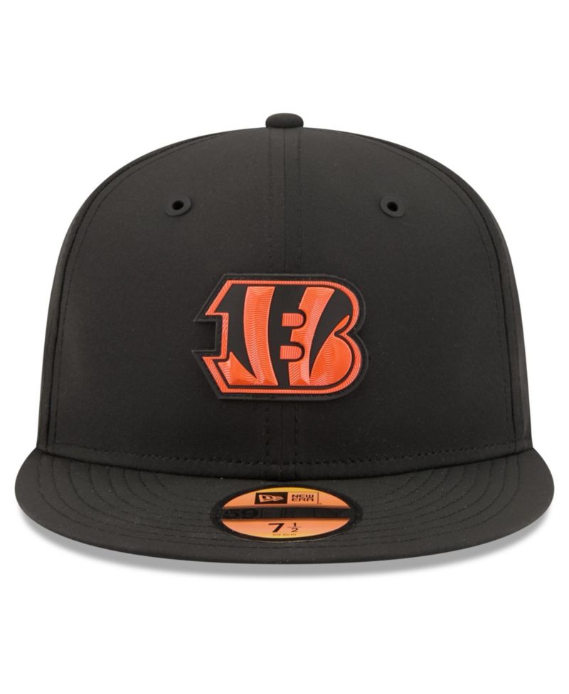 Men's Black Cincinnati Bengals 2026 Sideline 59FIFTY Fitted Hat