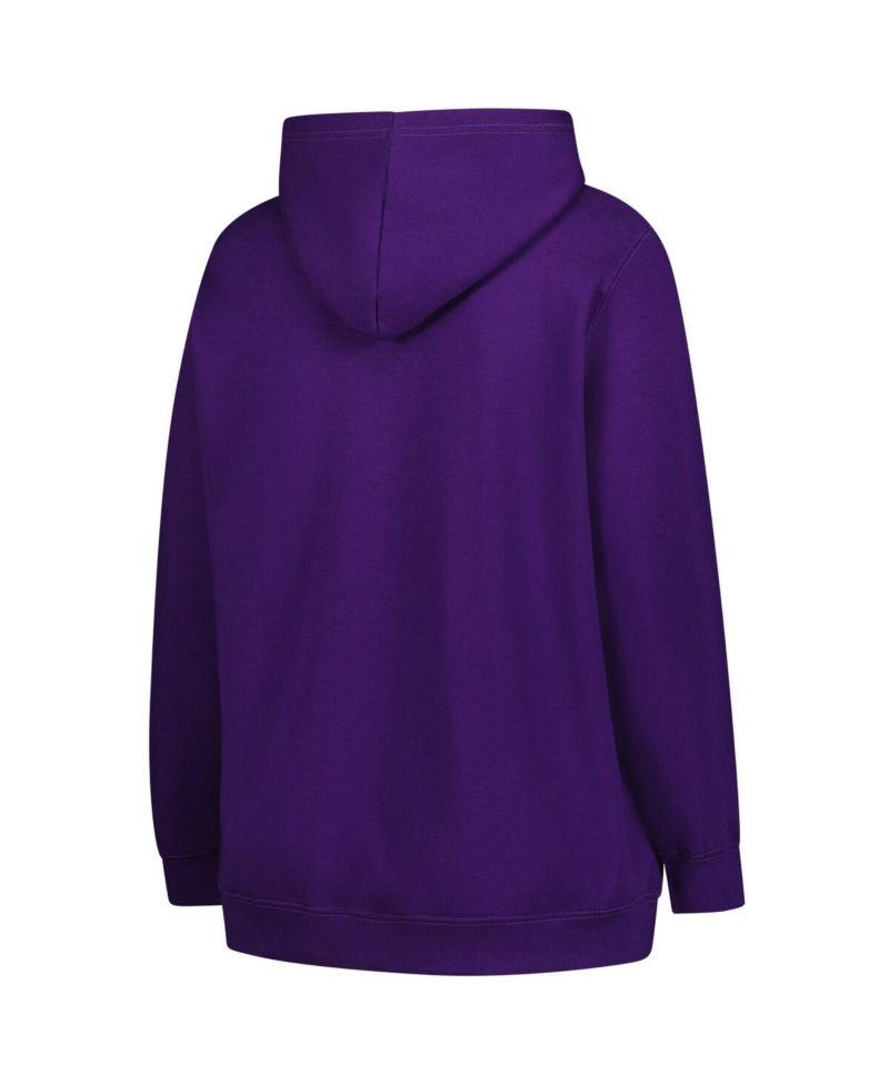 Women's Purple Minnesota Vikings Plus Size Whirlwind Naomi Hoodie