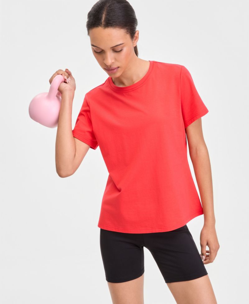 Plus Size Essential Cotton Short-Sleeve T-Shirt
