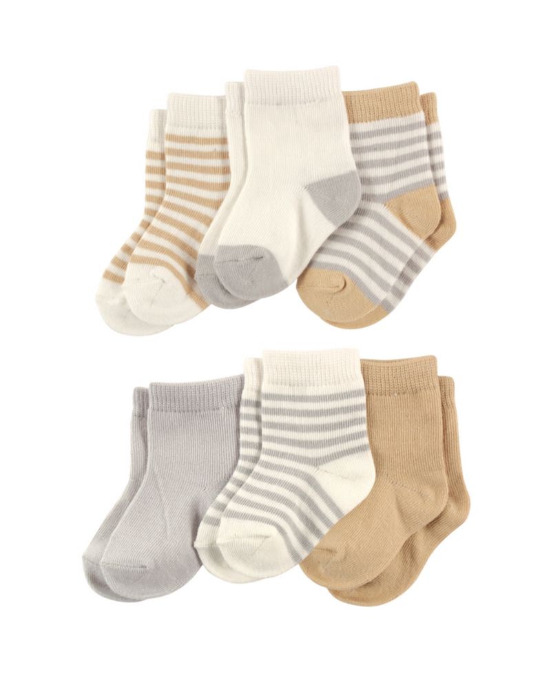 Natural 6-Pair Sock Collection
