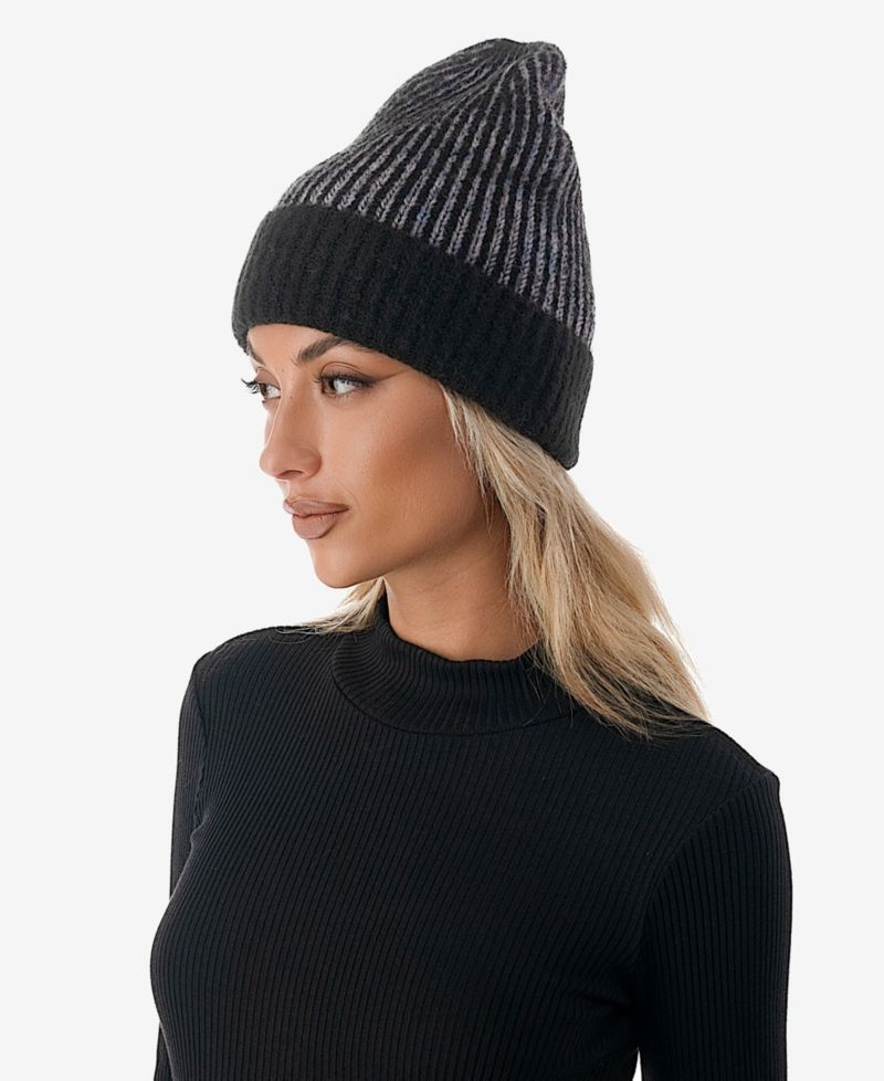 Women's Confetti Cuff Ribbed Knit Beanie