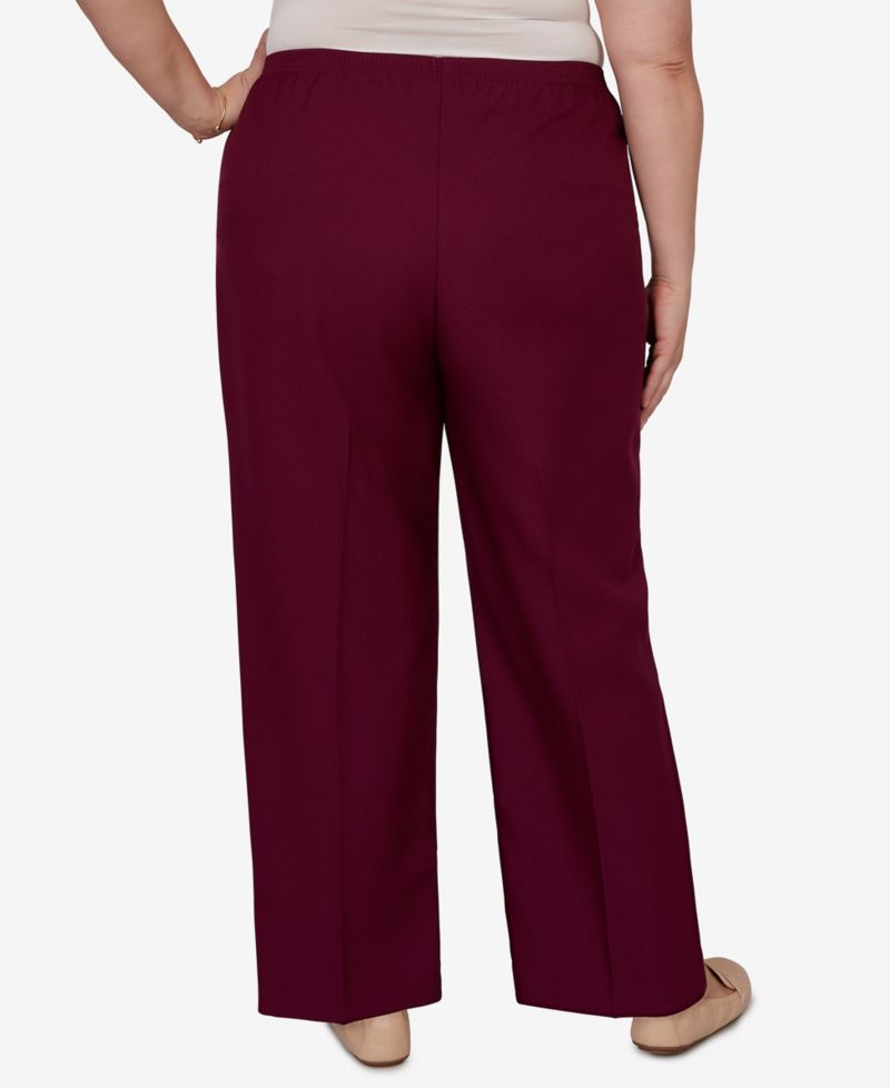 Plus Size Colored Mid-Rise Pants