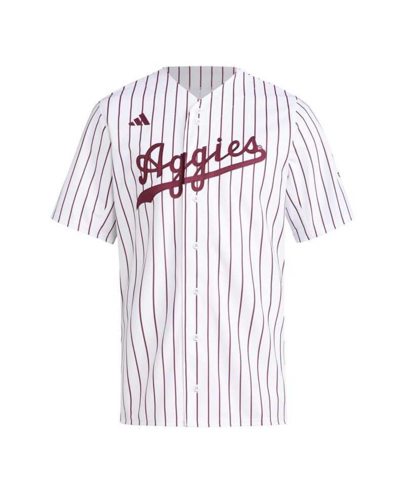 Men's White Texas A&M Aggies Replica Baseball Jersey