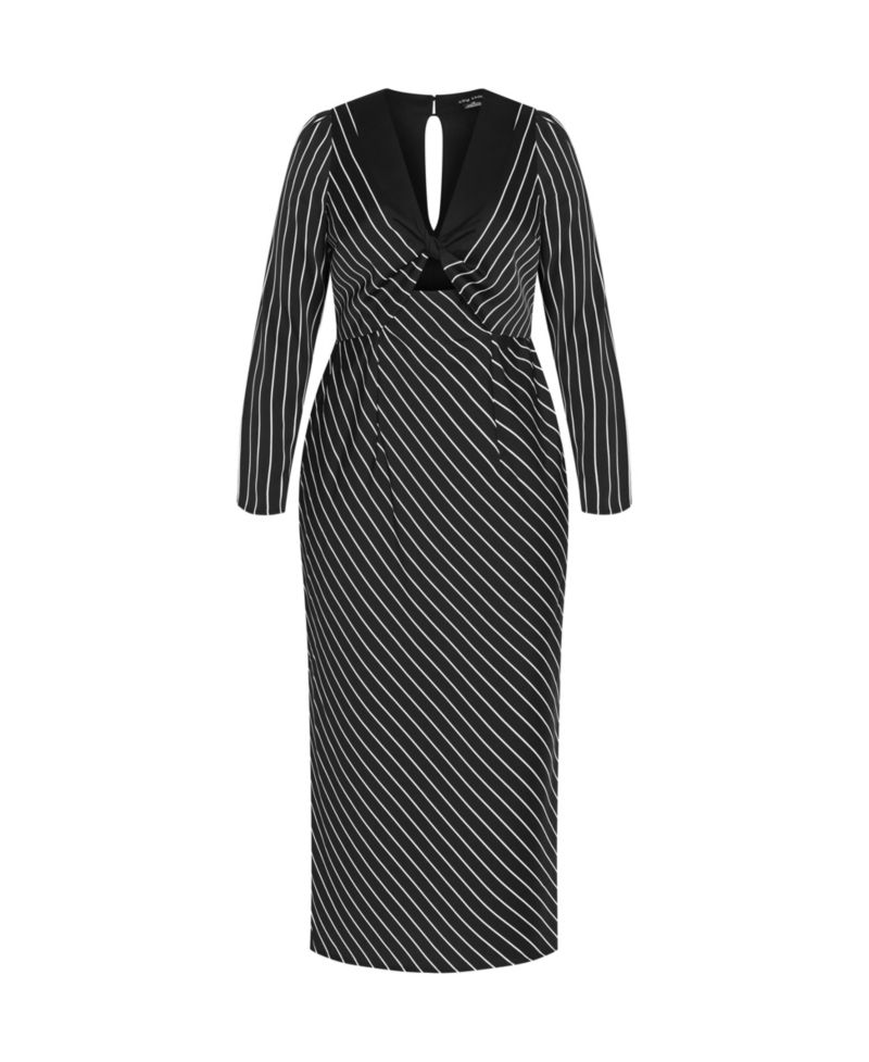 Plus Size Enya Border Dress