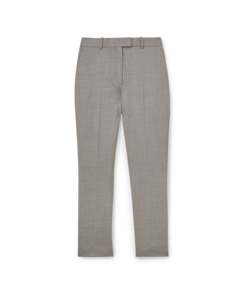 Women's Darcy Wool-Blend Slim-Leg Trousers
