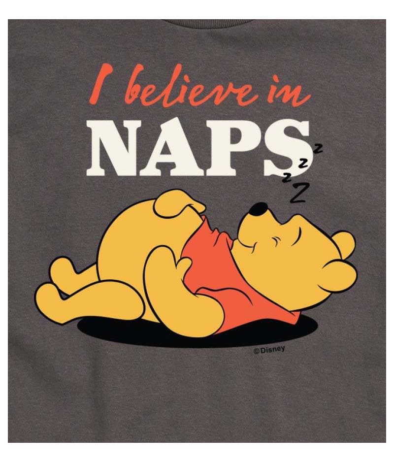 Hybrid Apparel Men's Winnie the Pooh Naps Short Sleeve T-Shirt