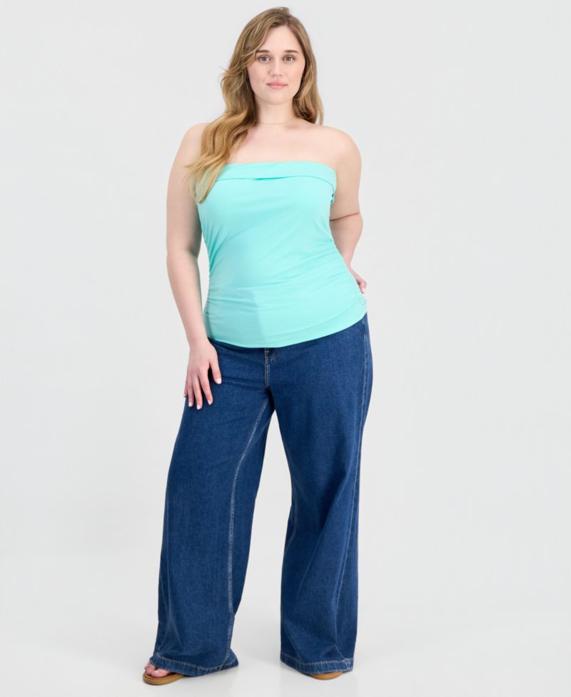Plus Size Pull-On Tube Top