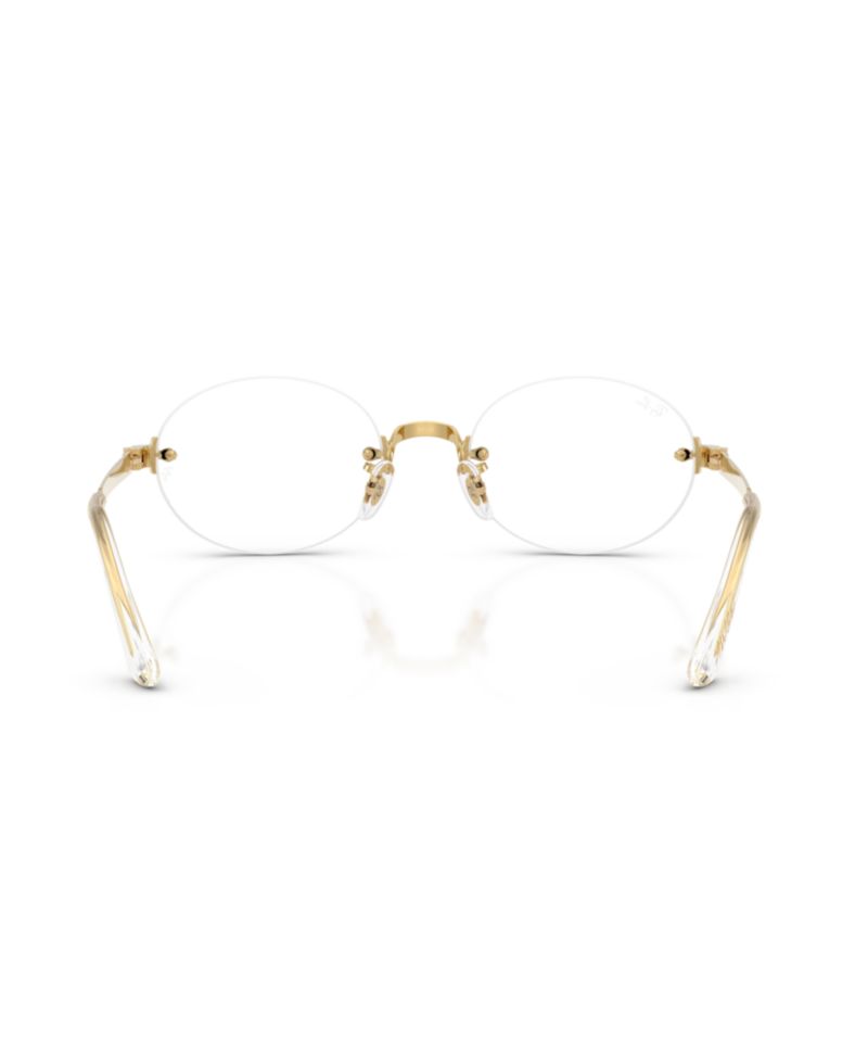 Unisex Oval Metal RB3929V Optics By A$AP Rocky Eyeglasses
