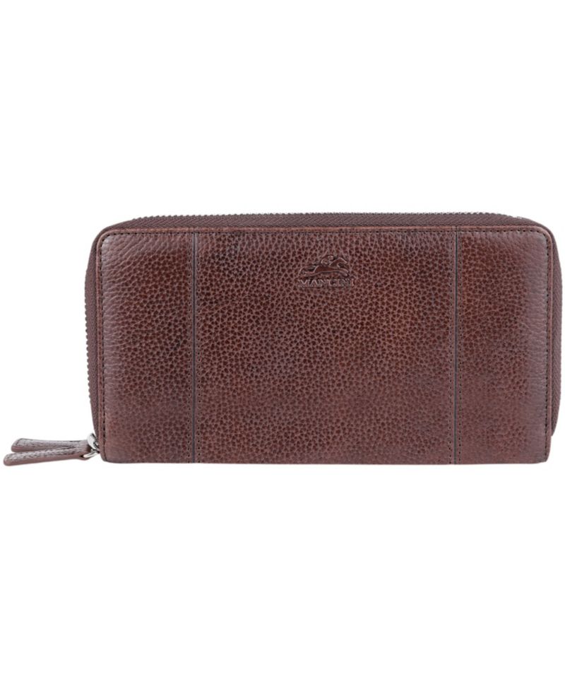 Fifth Avenue RFID Secure Double Zipper Wallet