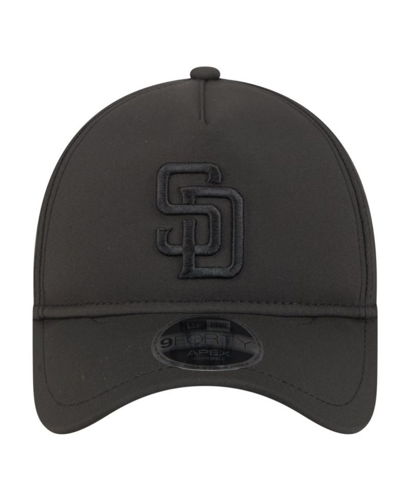Men's Black San Diego Padres Injection Apex 9FORTY Adjustable Hat