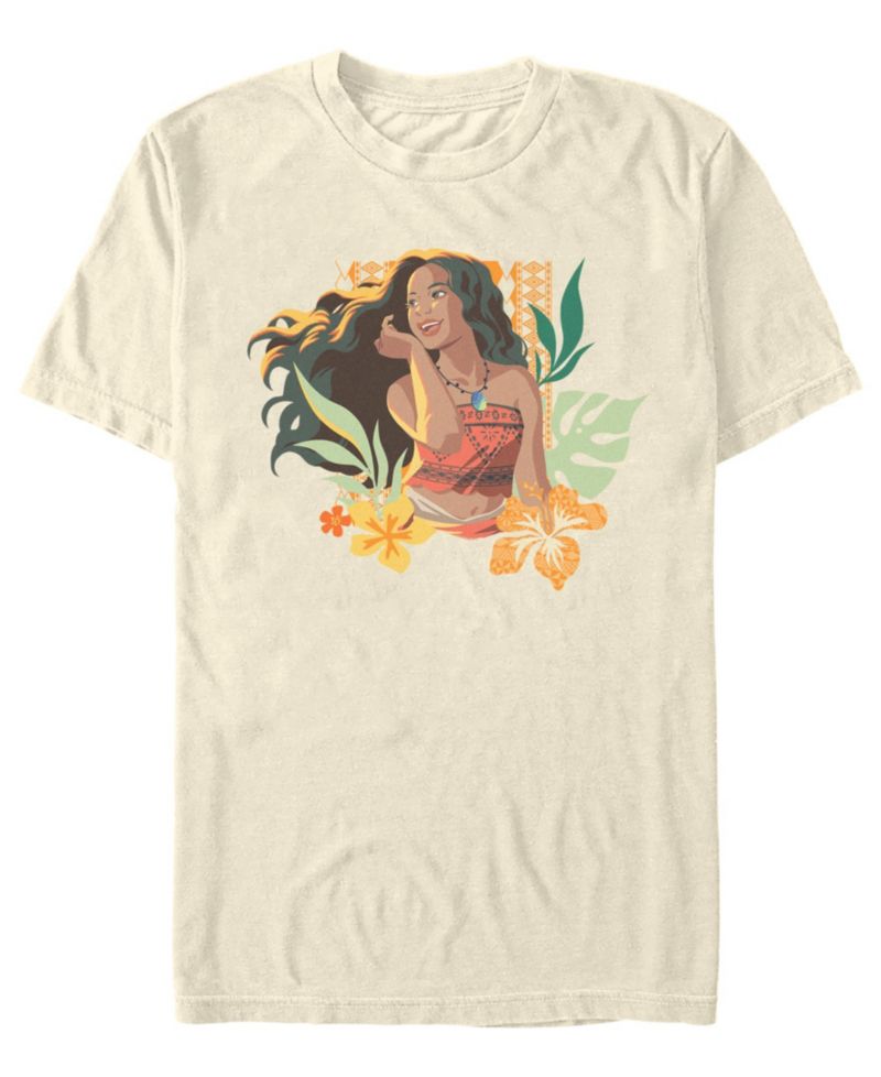 Men's Moana Live Action Happy Moana Graphic T-Shirt