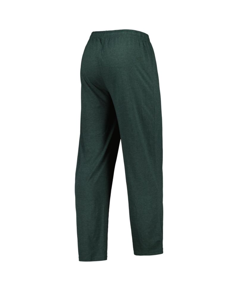 Men's Green/Charcoal Ohio Bobcats Meter Long Sleeve Top and Pants Sleep Set