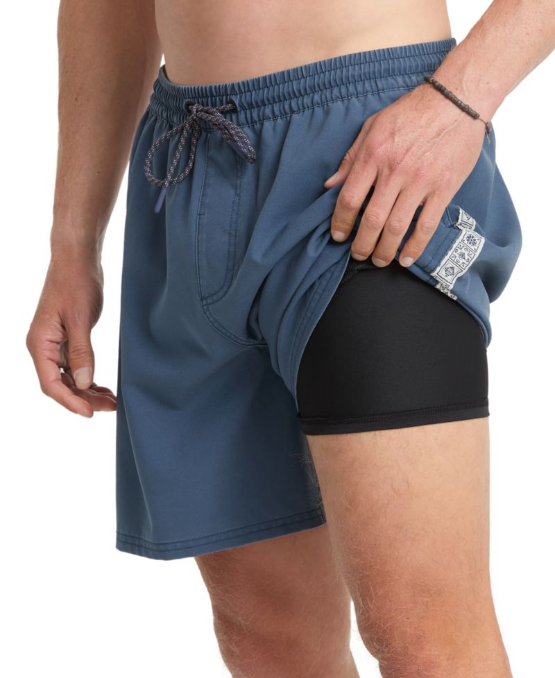 Men's Pacifico Talavera Straight-Fit Volley Swim Shorts