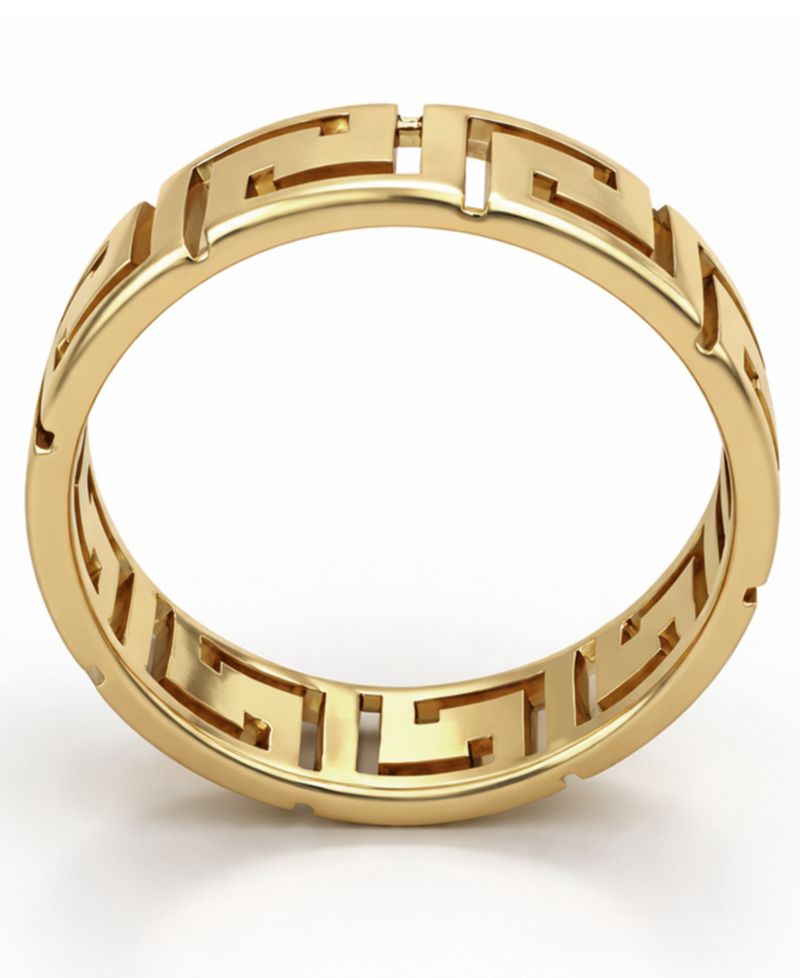 Women's Greek Key Band Ring