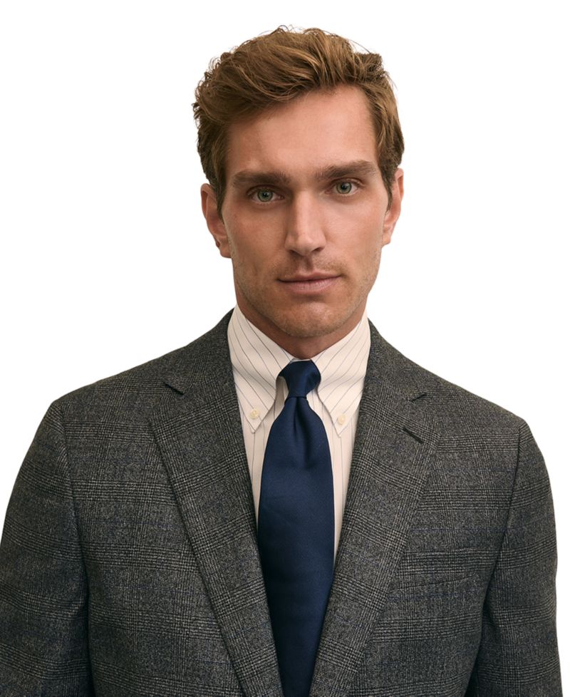 Brooks Brothers Men's Classic-Fit Wool Blend Suit Separates Jacket