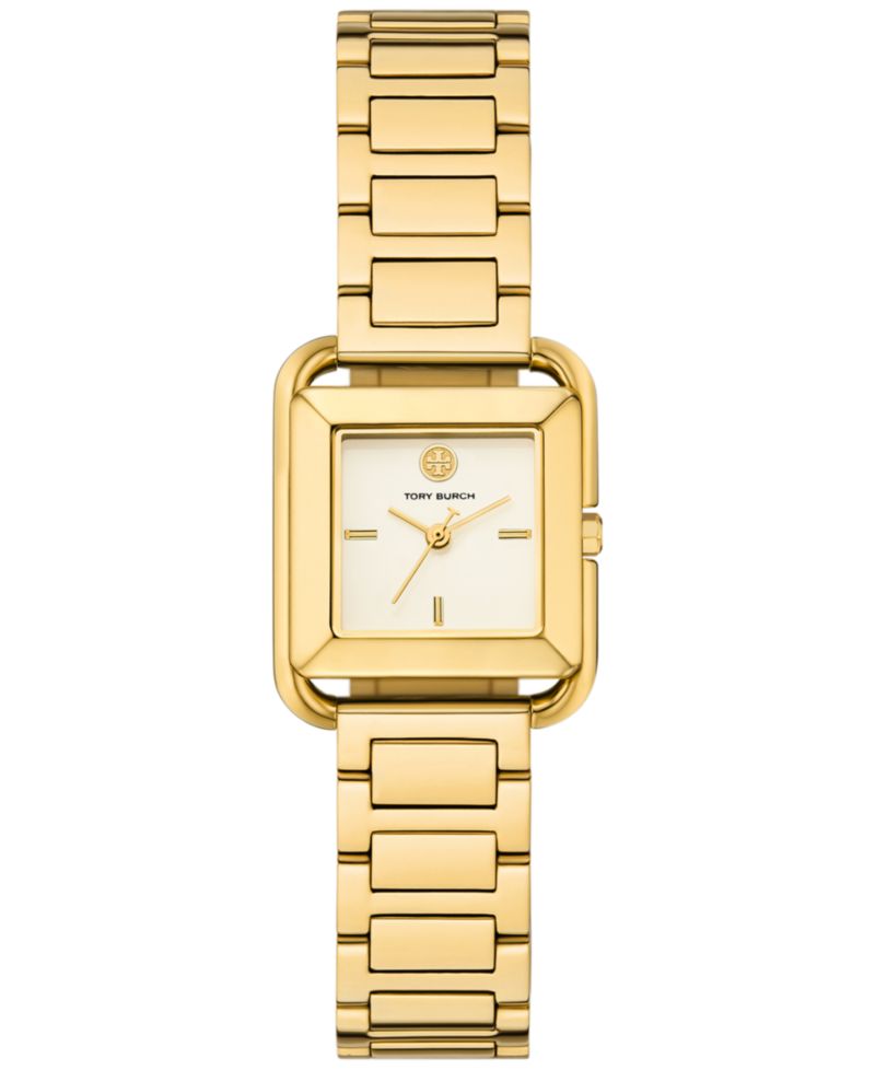 Women's The Kira Square Gold-Tone Stainless Steel Bracelet Watch 24mm