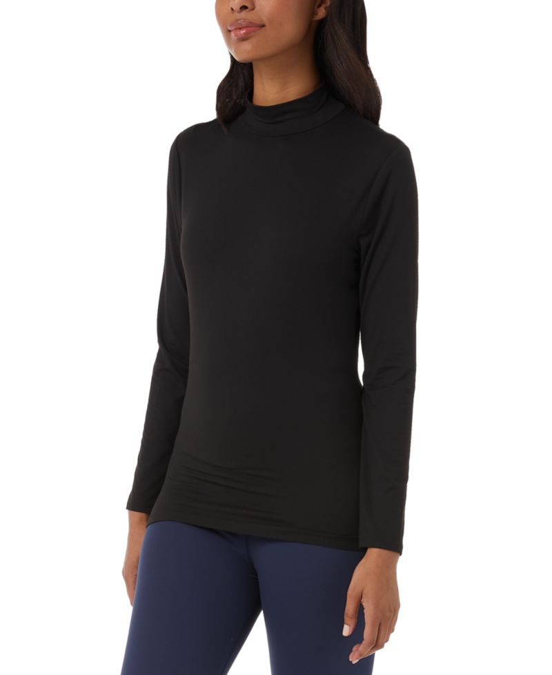 Women's Long-Sleeve Mock-Neck Top