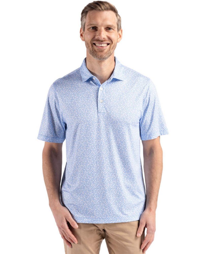 Big & Tall Pike Eco Flora Print Recycled Polo Shirt