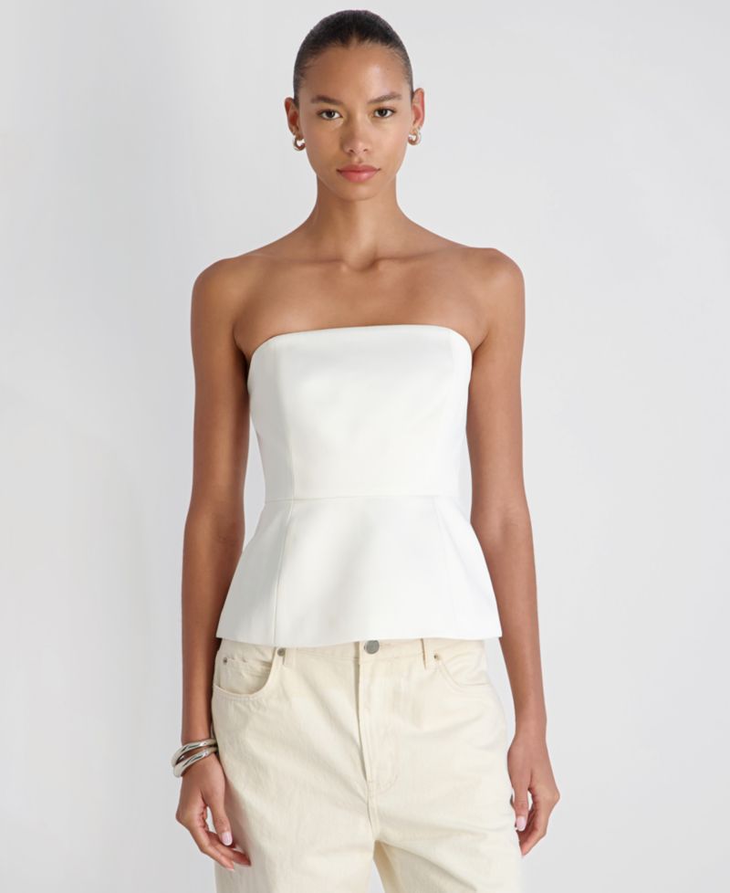 Women's York Satin in Christa Fleur Strapless Top