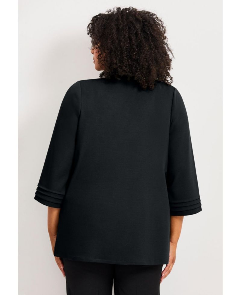 Plus Size Cascade Jacket