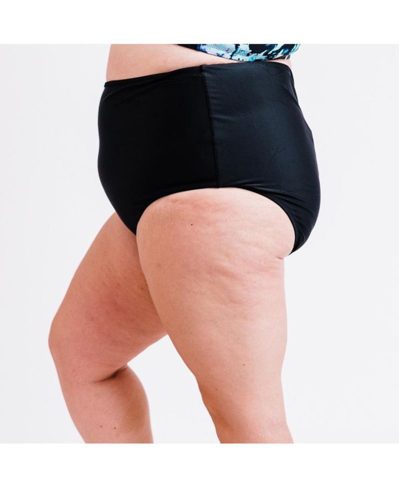 Plus Size High-Waisted Bikini Bottom