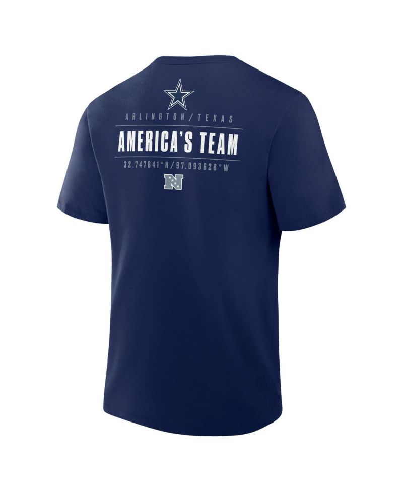 Men's Navy Dallas Cowboys Passing Pocket Legacy T-Shirt
