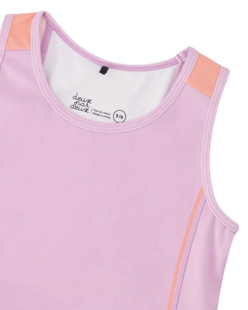Toddler Athletic Tank Top in Polyester Lilac