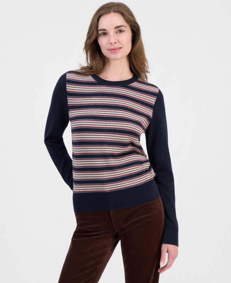 Women's Fair Isle Stripe Sweater