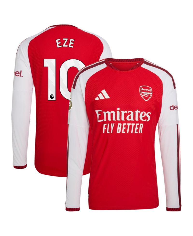 Men's Arsenal FC Eberechi Eze Authentic Slim-Fit Long Sleeve Jersey