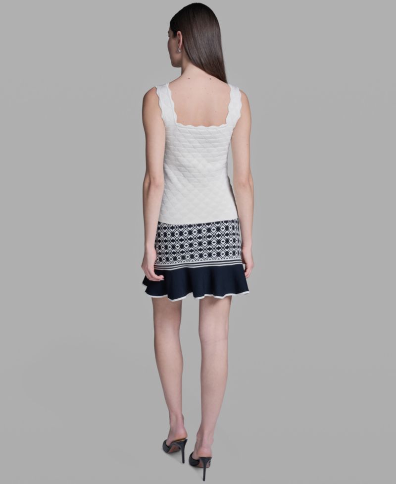 Women's Sleeveless Sweater Knit Rayon Tank Top