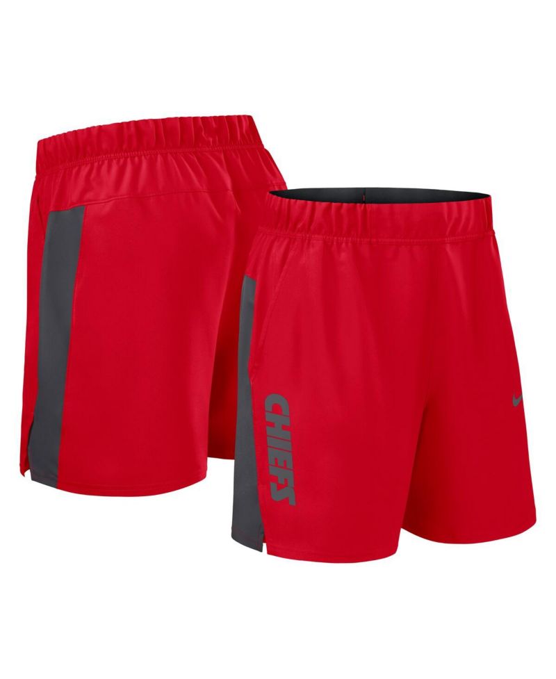 Men's Red Kansas City Chiefs Woven Victory Performance Shorts