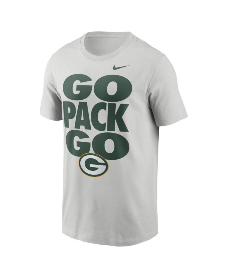 Men's Gray Green Bay Packers We Run This T-Shirt