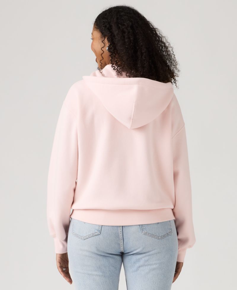 Plus Size Long-Sleeve Full-Zip Hoodie