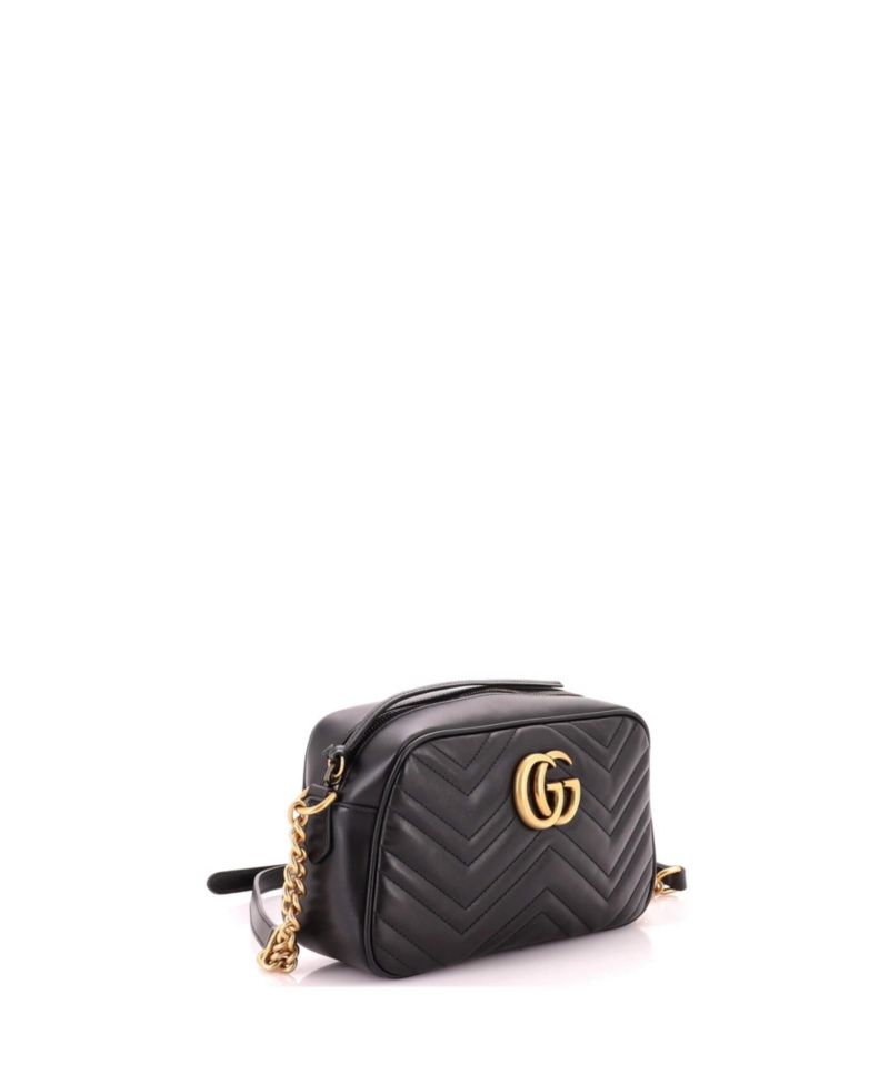 Small GG Marmont Shoulder Bag Matelasse Leather