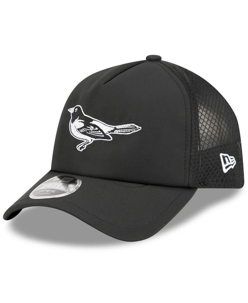 Men's Black Baltimore Orioles 2026 Batting Practice Alternate Apex 9FORTY Adjustable Hat