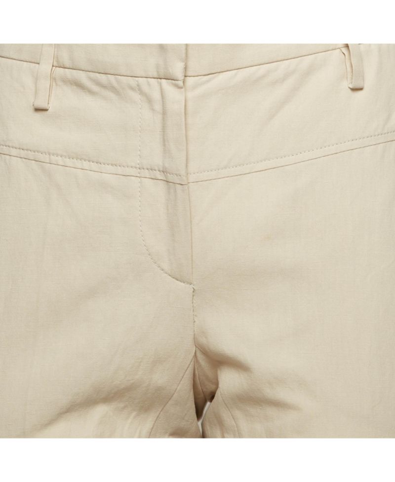 Women's Linen Blend Straight Fit Trousers
